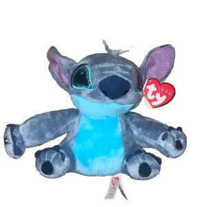 TY Disney Beanie Baby - STITCH (Lilo & Stitch) - MWMTs Stuffed Animal Toy